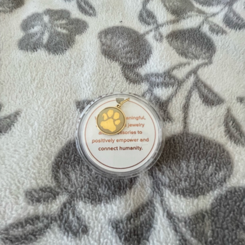 Alex and Ani paw print charm